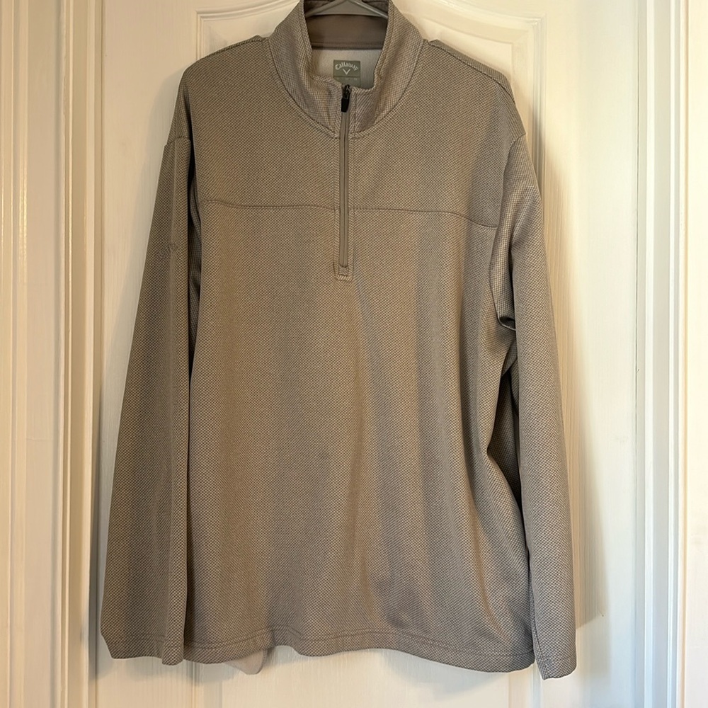 Callaway Men’s 1/4 zip‎ up Golf Sweatshirt long sleeve pullover - XL